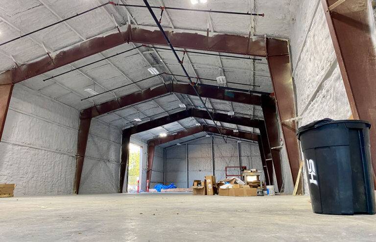 Construction warehouse interior